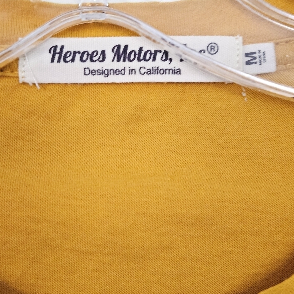 Heroes Motors California T- Shirt Size Medium EUC - Picture 4 of 6